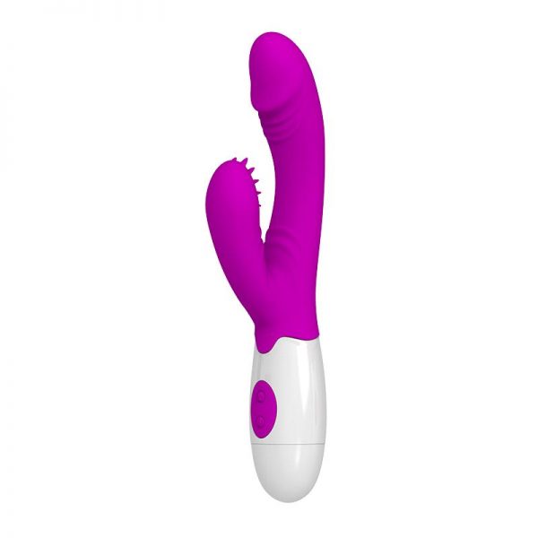 Vibrador Andre Color Púrpura diseñado por la marca PRETTYLOVE