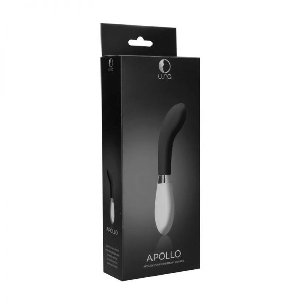 Vibrador Apollo Negro de la tienda erótica web www.tiendaeroticaweb.es