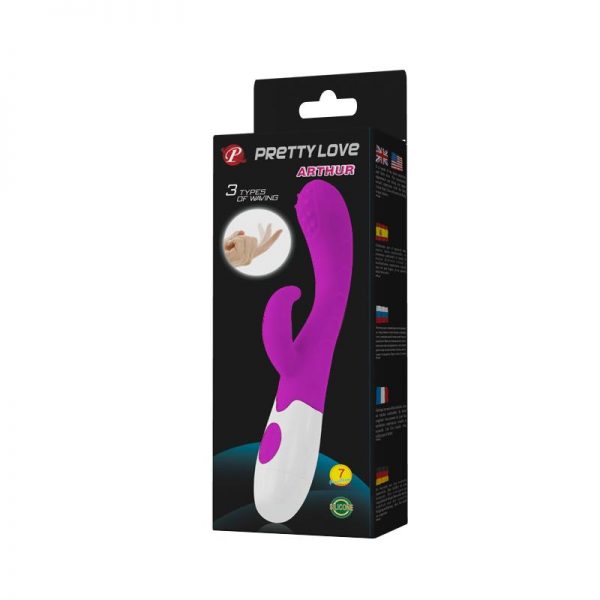Vibrador Arthur Color Púrpura en www.tiendaeroticaweb.es
