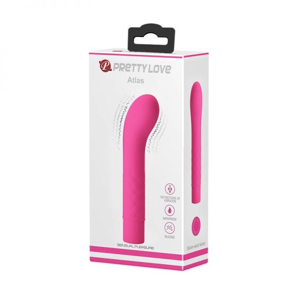 Vibrador Atlas Silicona Rosa barato