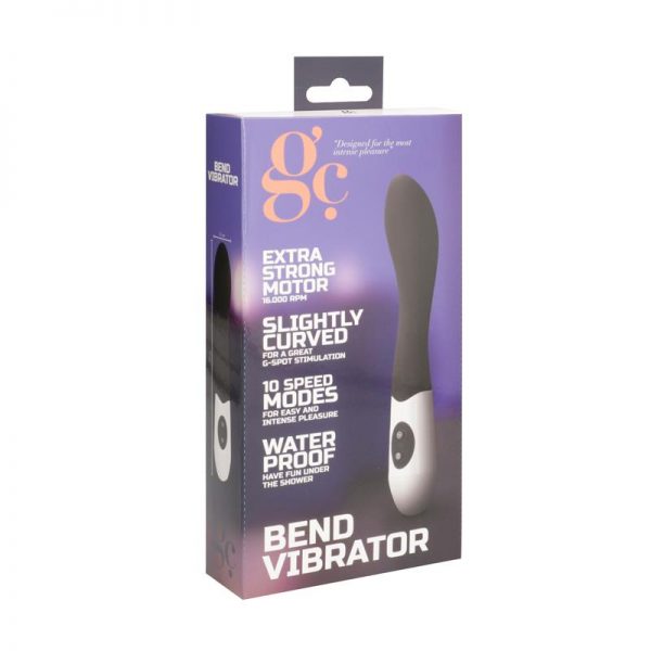 Vibrador Bend Negro fabricado por GC