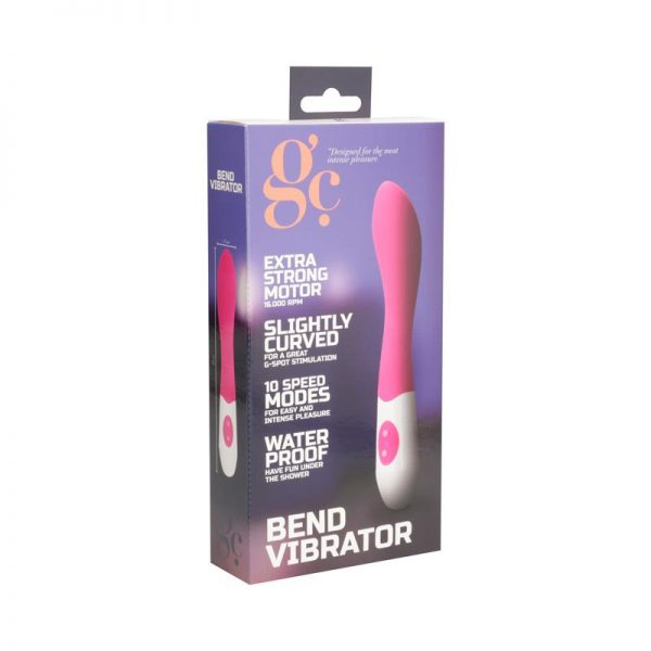 Vibrador Bend Rosa fabricado por GC