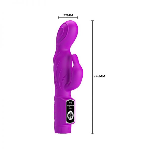 Vibrador Body Touch Color Púrpura diseñado por la marca PRETTYLOVE