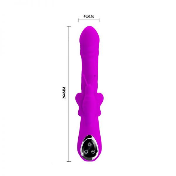 Vibrador Butterfly Color Rosa marca PRETTYLOVE