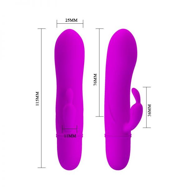Vibrador Caesar Color Púrpura marca PRETTYLOVE
