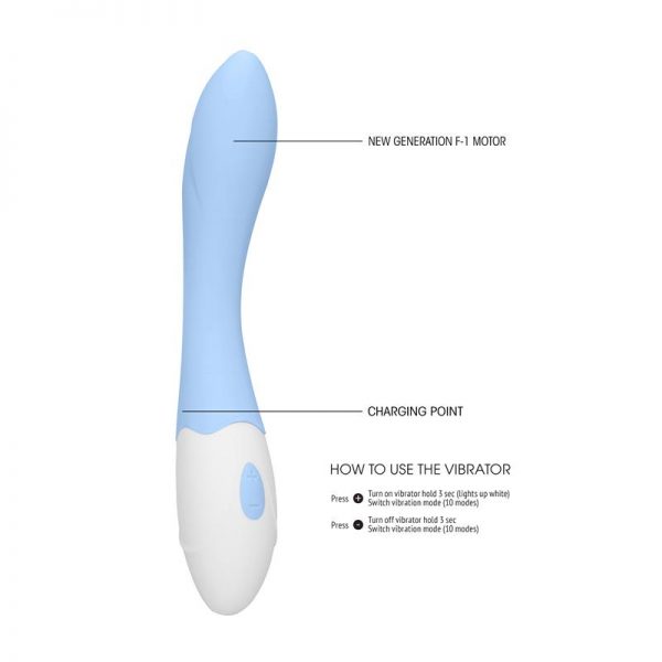 Vibrador Candi Azul de la tienda erótica web www.tiendaeroticaweb.es