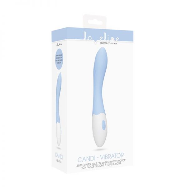 Vibrador Candi Azul fabricado por LOVELINE
