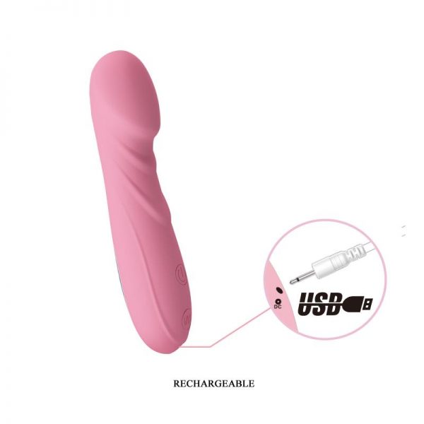 Vibrador Candice Color Rosa Claro de la marca PRETTYLOVE