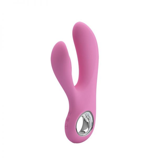 Vibrador Canrol USB Silicona Rosa Suave fabricado por PRETTYLOVE