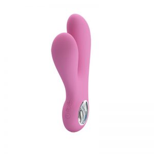 Vibrador Canrol USB Silicona Rosa Suave de la marca PRETTYLOVE