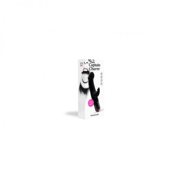 Vibrador Captain Charm Black fabricado por LOVE TO LOVE