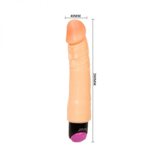 Vibrador Color Natural 25 cm en www.tiendaeroticaweb.es