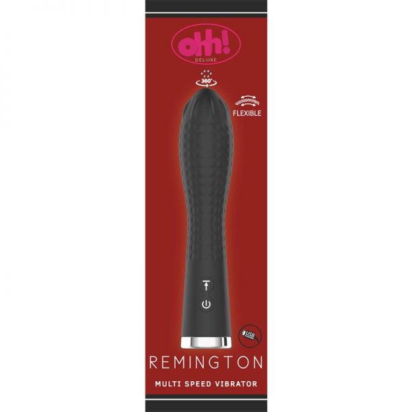 comprar Vibrador con Bolas Internas Remington Silicona 19.2 x 4.2 cm Negro barato y de calidad