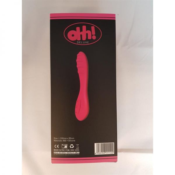 Vibrador con Calor Achi Rosa Silicona 19 x 3.5 cm de calidad