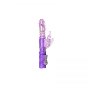 Vibrador con Mariposa - Púrpura de la marca EASYTOYS