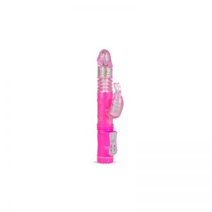 Vibrador Percutador y Bolas Rotadoras Rosa diseñado por la marca EASYTOYS
