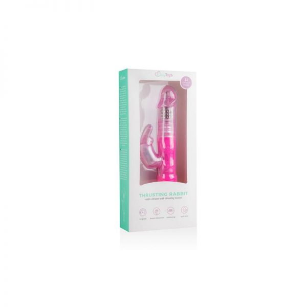 Vibrador Percutador y Bolas Rotadoras Rosa marca EASYTOYS