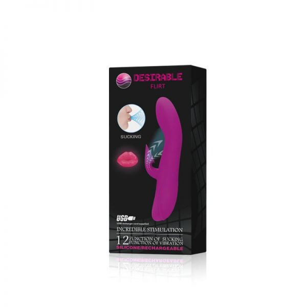 Vibrador con Succión Desirable Flirt en tienda erótica web
