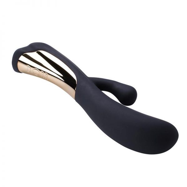 Vibrador Conejito Iora con Doble Acción Color Negro de calidad