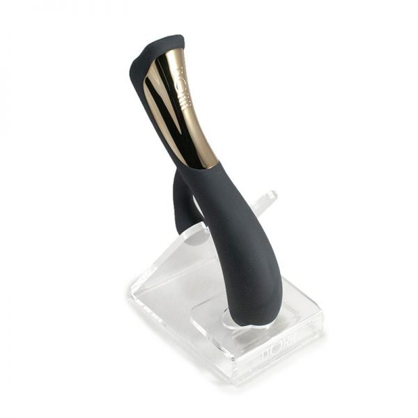 Vibrador Conejito Iora con Doble Acción Color Negro diseñado por DORR