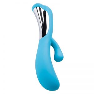 Vibrador Conejito Iora con Doble Acción Color Turquesa barato