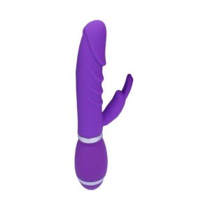 Vibrador Daca Purpura Silicona 17.5 x 3.3 cm diseñado por la marca OHH TOYS