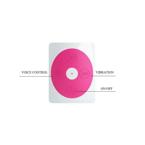 Vibrador Daniel con Control por Voz Color Rosa de calidad