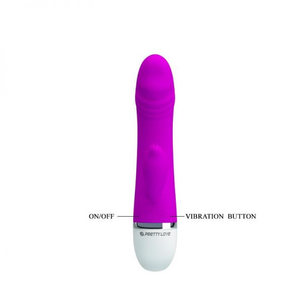 Vibrador David Color Púrpura marca PRETTYLOVE