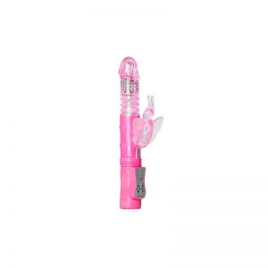 Vibrador de Conejito - Mariposa Rosa diseñado por la marca EASYTOYS