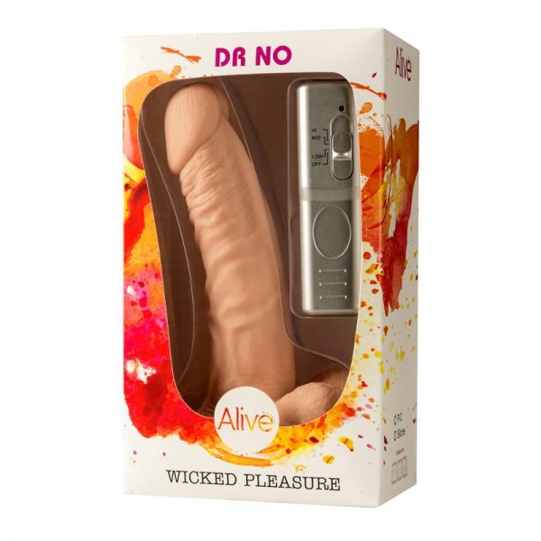 comprar Vibrador Dr No Natural 18 cm barato y de calidad