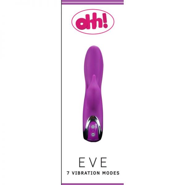comprar Vibrador Eve Silicona Púrpura 18 x 3.2 cm barato y de calidad