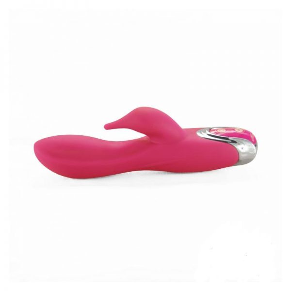 Vibrador Eve Silicona Rojo 18 x 3.2 cm diseñado por la marca OHH TOYS