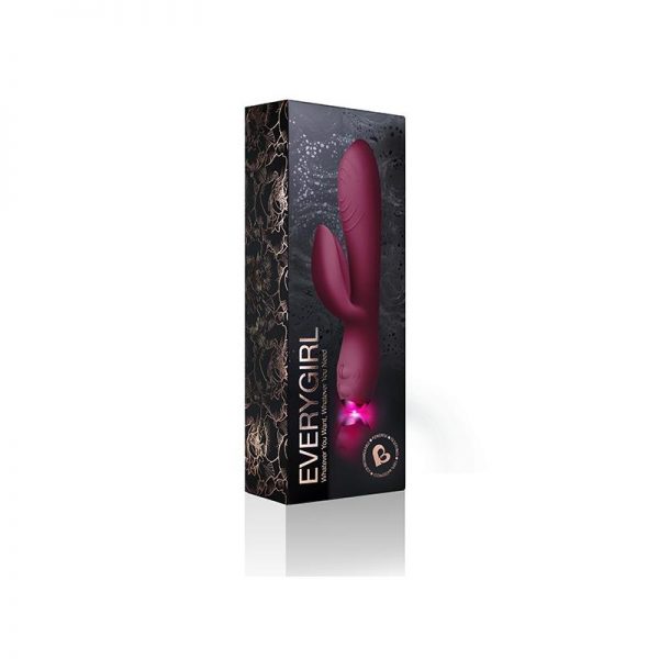 Vibrador Every Girl Burdeos de la tienda erótica web www.tiendaeroticaweb.es