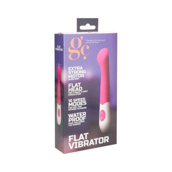 Vibrador Flat Rosa fabricado por GC