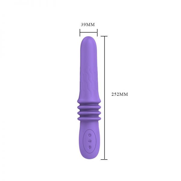 Vibrador Funcion de Movimiento Susie USB Silicona diseñado por la marca PRETTYLOVE