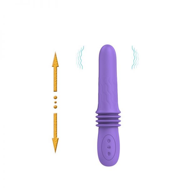 Vibrador Funcion de Movimiento Susie USB Silicona de la marca PRETTYLOVE