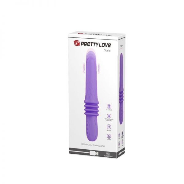 Vibrador Funcion de Movimiento Susie USB Silicona de calidad