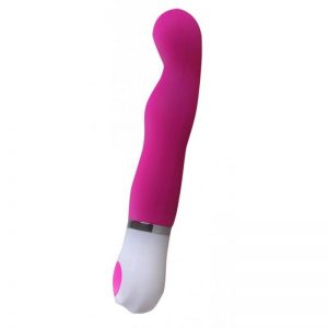 Vibrador G Spot Purpura Silicona 15 x 2.6 cm diseñado por la marca OHH TOYS