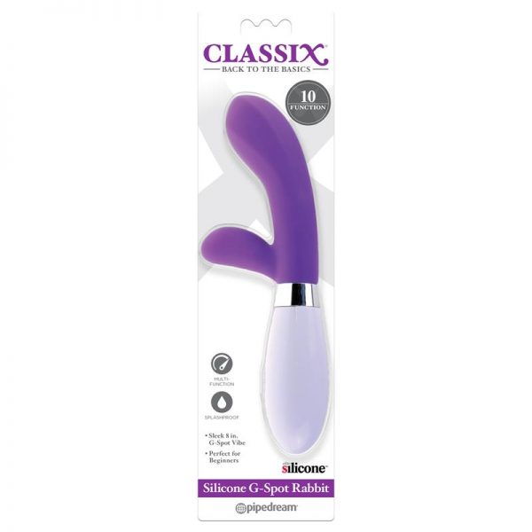 Vibrador G-Spot Rabbit Purpura de la tienda erótica web www.tiendaeroticaweb.es