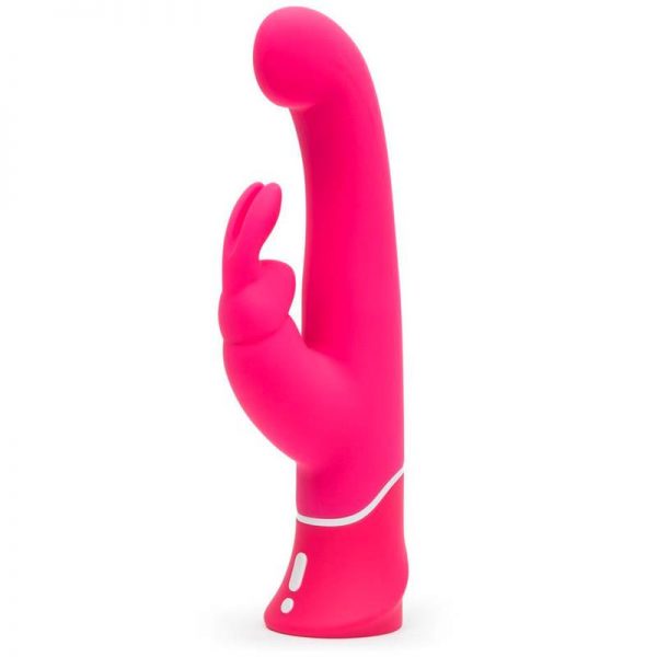 Vibrador G-Spot USB Rosa diseñado por la marca HAPPY RABBIT