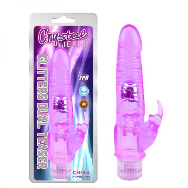 Vibrador Glitters Dual Teaser fabricado por CHISA
