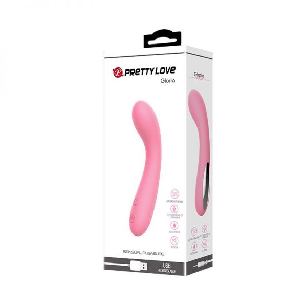 Vibrador Gloria Color Rosa Claro en www.tiendaeroticaweb.es