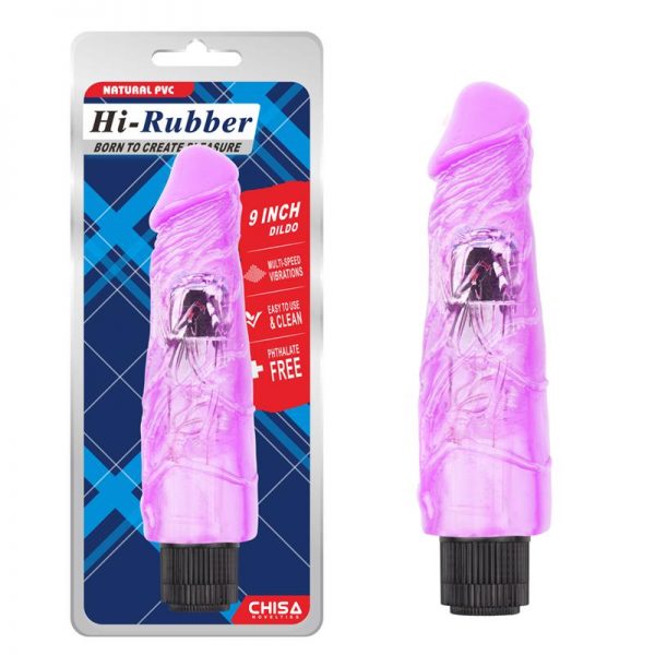 comprar Vibrador Hi-Rubber 9 Purpura barato y de calidad