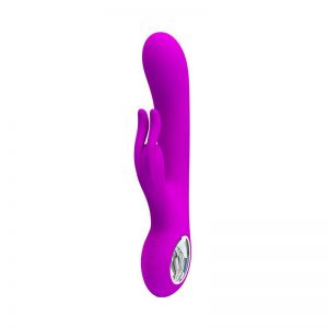 Vibrador Hot Rabbit Púrpura diseñado por la marca PRETTYLOVE