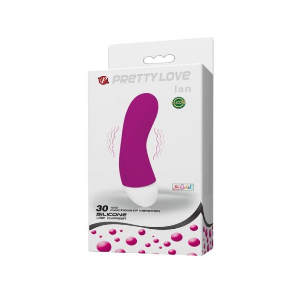 Vibrador Ian Color Rosa de la marca PRETTYLOVE