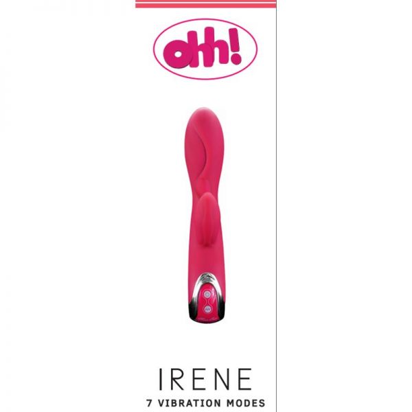 comprar Vibrador Irene Silicona Rojo 18 x 3.2 cm barato y de calidad