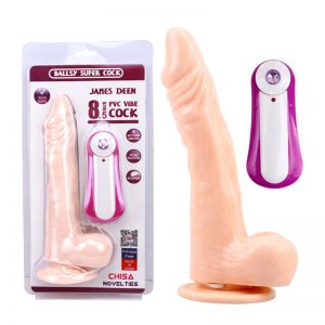Vibrador James Deen 8.6 Natural diseñado por la marca CHISA