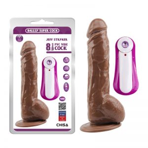 Vibrador Jeff Stryker 8.9 Marron diseñado por la marca CHISA