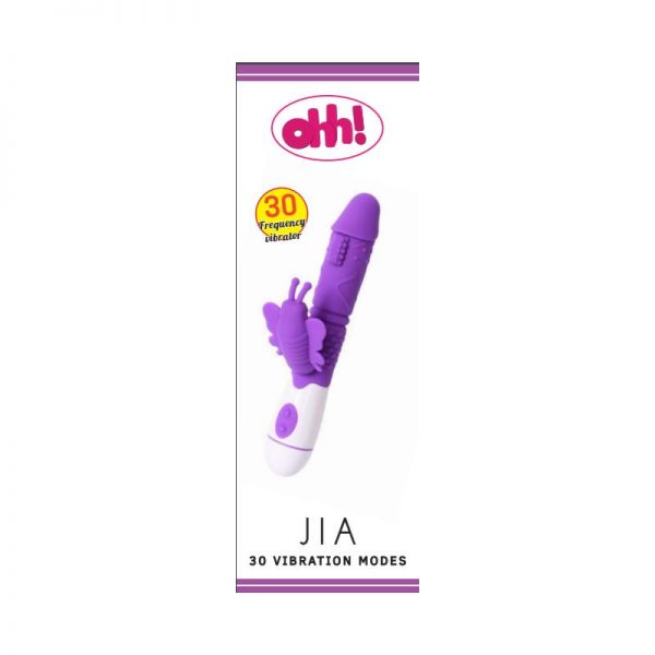 comprar Vibrador Jia Purpura Silicona 20.2 x 3.6 cm barato y de calidad
