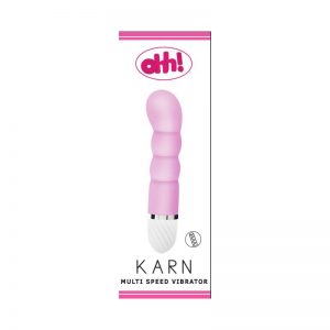 Vibrador Karn Rosa Silicona 17 x 3.5 cm diseñado por la marca OHH TOYS